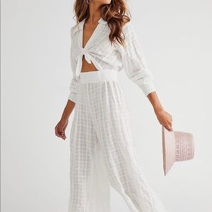 NWT Free People Martha one piece: cover up beach size M medium